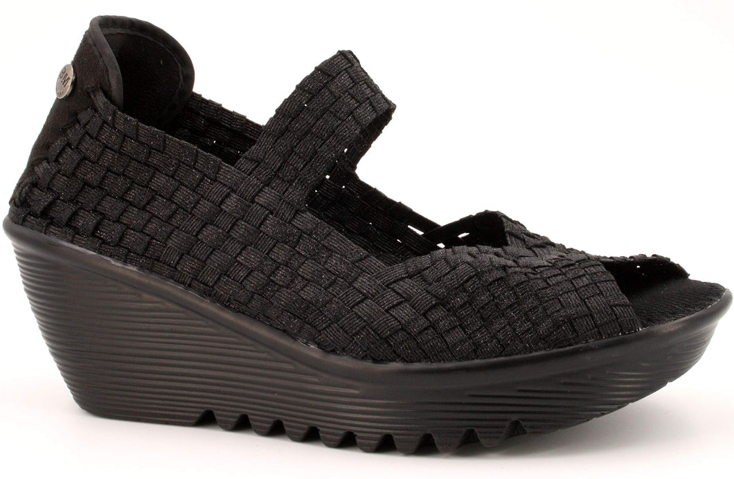 Hallie - Black Metallic