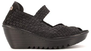 Hallie - Black Metallic