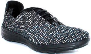 Victoria Black Polkadot